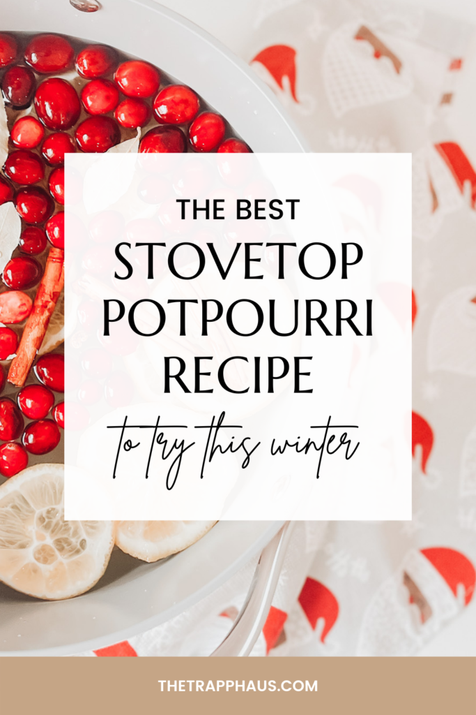 the best stovetop potpourri recipe to try this winter