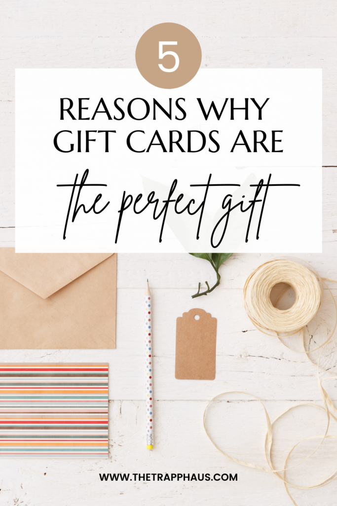 5 reason why gift cards are the perfect gift