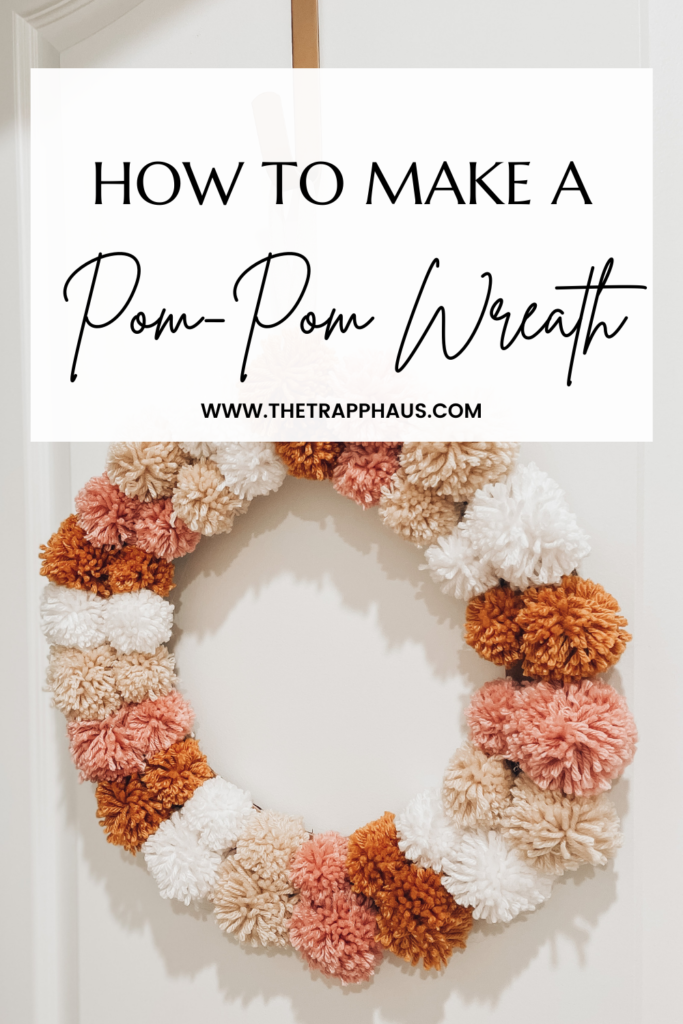 How to make a Pom-Pom Wreath