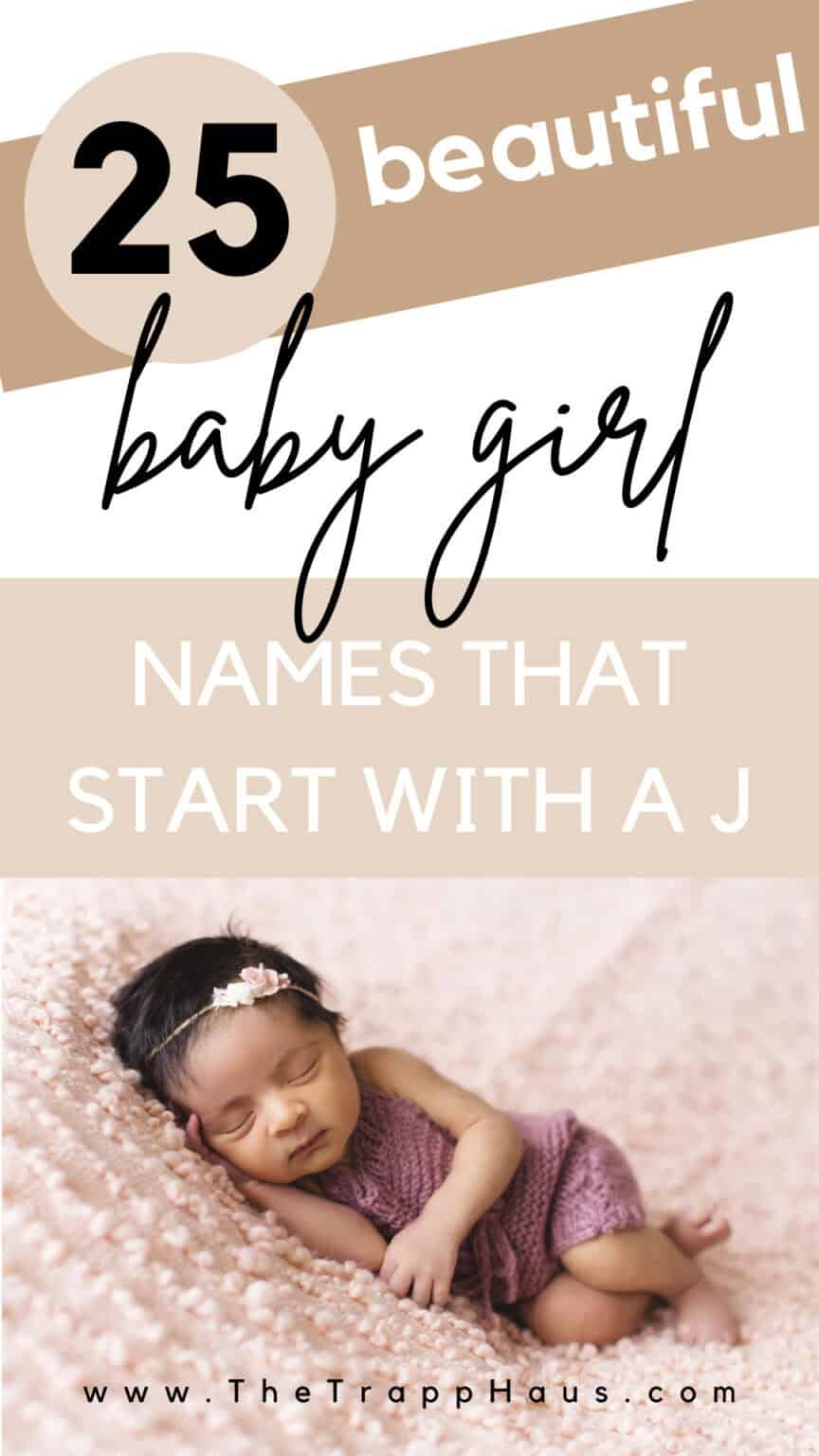 20 beautiful baby girl names that start with a J