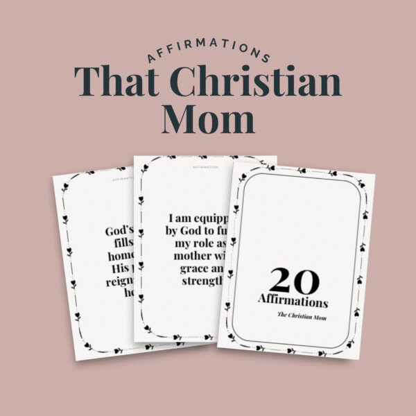 That Christian Mom Affirmation Cards