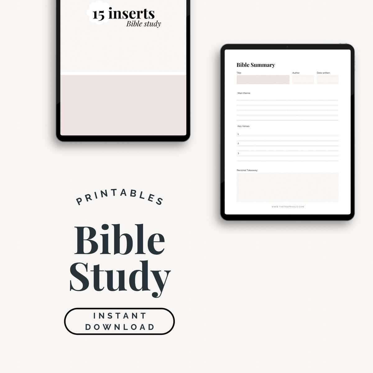 Ultimate Bible Study Bundle: 15 Essential Printables to Deepen Your Faith