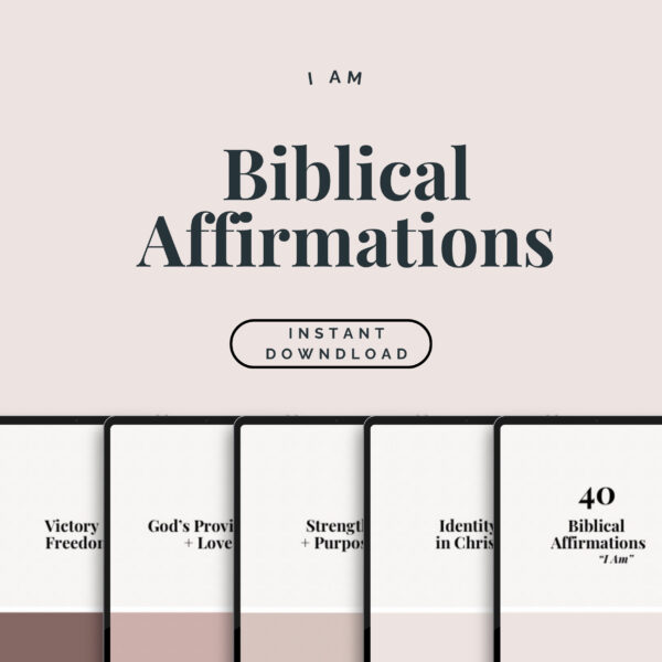 I Am Biblical Affirmation Cards
