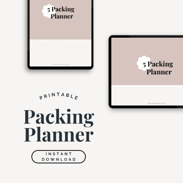 Packing Planner Printable Bundle