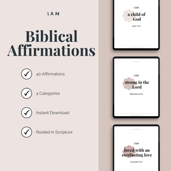 I Am Biblical Affirmation Cards - Image 2