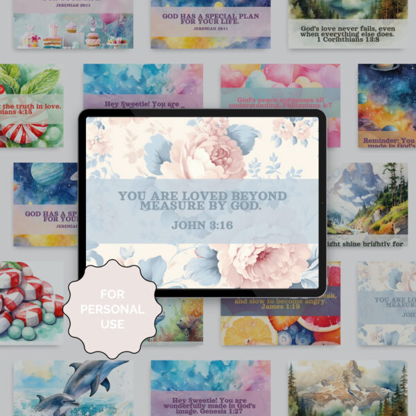 30 Printable Scripture Lunchbox Notes for Kids - Image 2
